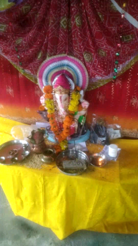 मोहन बड़ोदिया: Ganesh utsav gram govinda me #ganesh utsav