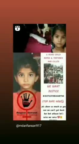 हैदराबाद: तेलंगाना में 6 साल की बच्ची के साथ रेप हुआ।
#betiyakalyansevasanstha 
#bharatnews18 #india