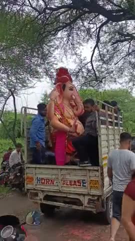 #Ganpati visarjan kafi dhumdham se manate Hain log 🙏