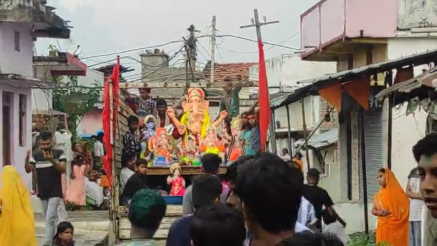 ग्राम सुनवारा में बहुत धूमधाम से किया गया गणेश विसर्जन #sunwara #mp #seoni #seoninews #mrpushpraj