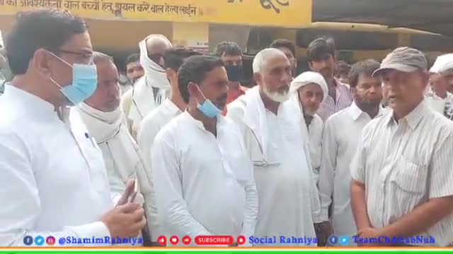 विधायक #ChAftabAhmed जी अपने सैकड़ो साथियो संग वैक्सिन लगवाने नूह सिविल अस्पताल पहुंचे लोगों से किया वैक्सिनेशन का आह्वान