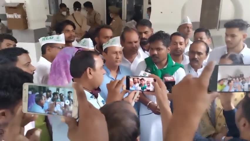 #rldन्याय_यात्रा अलीगढ़ में #जितेन्द्र_प्रताप_सिंह #राष्ट्रीय_लोकदल