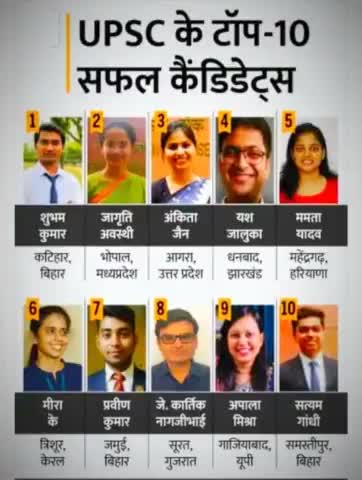 UPSC की परीक्षा में टॉप करने वाले बिहार के लाल शुभम कुमार व जमुई जिले के बेटे ने तीसरे स्थान पर, बेगुसराय के सुपुत्र आशीष कुमार को बहुत-बहुत बधाई। तीनों के उज्जवल भविष्य की कामना और सभी सफल परिक्षार्थियों को बधाई शुभकामनाएं। #UPSC2020