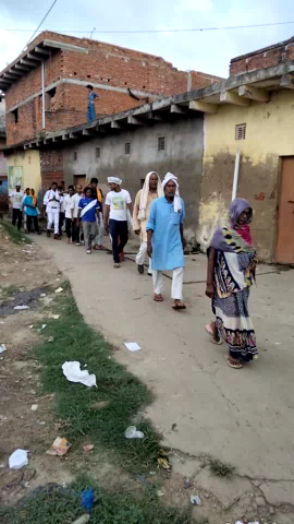 राजपुर: ग्राम पंचायत तियरा से भावी मुखिया प्रत्याशी#जमुना देवी आज दिनांक 25तारीख कोन चलाया जनसंपर्क अभियान