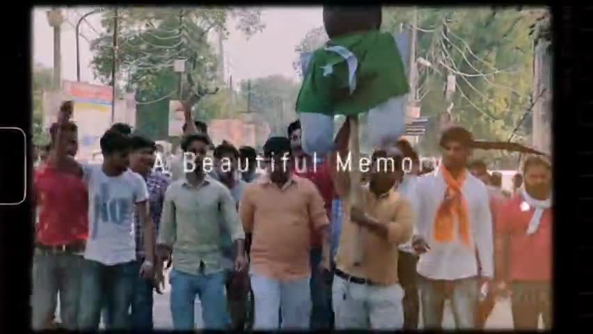 #बजरंग दल व #विश्व हिंदू परिषद ने फूंका #पाकिस्तान का #पुतला