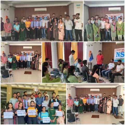 सुंदरनगर विधानसभा के अंतर्गत आने वाले MLSM महाविद्यालय व संस्कृत महाविद्यालय के छात्र - छत्राओं के साथ बैठक कर NSUI के लोकसभा चुनाव पर चलाये जा रहे  #मेरा_बूथ_मेरा_कर्तव्य अभियान के बारे में विस्तारपूर्वक बताया । इस दौरान सुंदरनगर विधानसभा