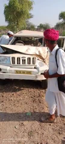 बाड़मेर: सिणधरी हाइवे पर तेज रफ्तार बोलेरो केंपर ने खाई पलटी #Technicaljasu #बाड़मेर