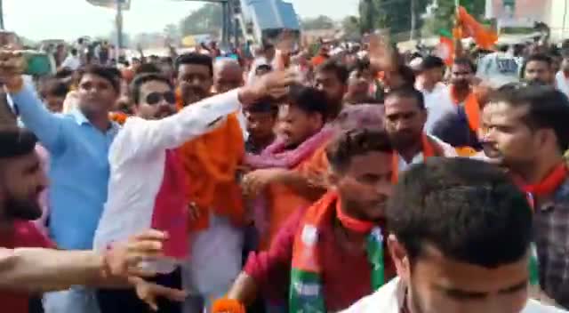 मा० देवनारायण उर्फ जी०यम०सिंह जी का भारतीय जनता पार्टी में शामिल होने के बाद सहजनवा में प्रथम आगमन पर स्वागत #gmsingh