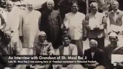 स्व: श्री मूल राज जी 1930 में भारत की स्वतंत्रता के लिए स्वाधीनता आंदोलन में शिमला से सक्रिय रहे, इसी कारण उन्हें 6 मास का कारावास और 100 रुपए दंड भी किया गया। #UnsungHeroes