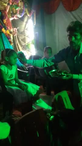 हमारे महाराज जी माता मंदिर के नौ कन्याओं का बड़ाwelcome#rk#