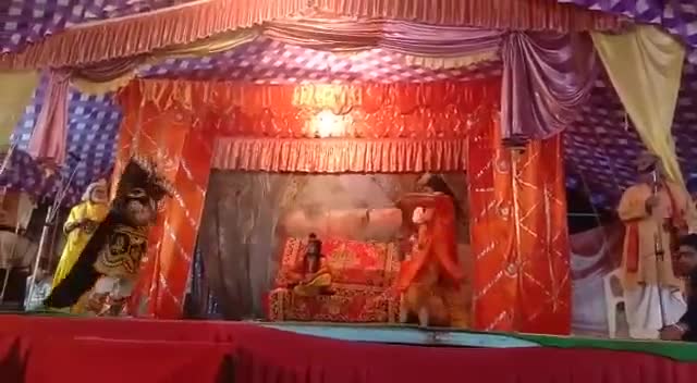 उचेहरा: Unchehra ke katra station mai ramlila mai ravan ka aant#ravan