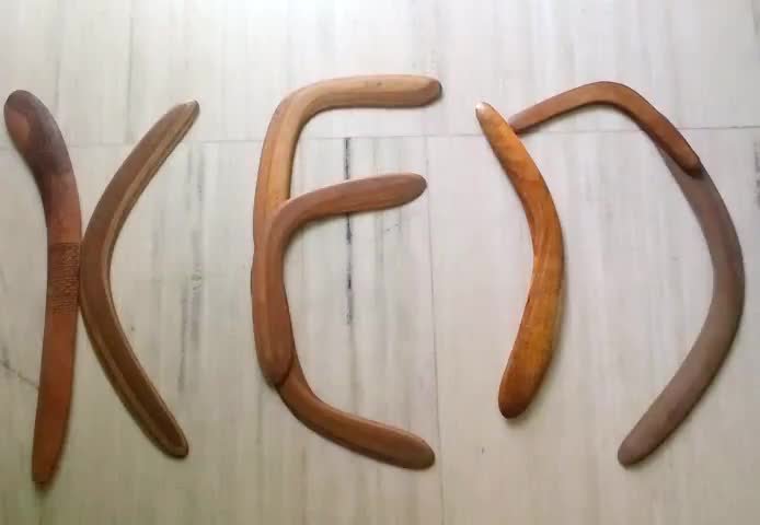 Boomerangs n Throwsticks, Gifted To Me By My Guru #KenColbung, As A Tribute To His Achievements & His Support for Me..❤