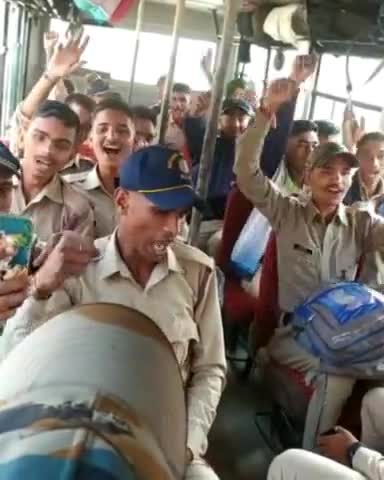 #बाबा_हरदेव_सिंह_डिग्री_कॉलेज मंडी धनौरा के कैडेट कैंप के लिए जाते हुए।
