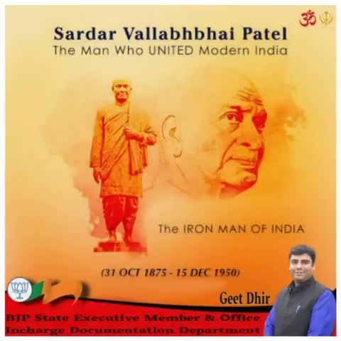 Hundreds of salutes to the creator of modern India, Iron Man #SardarVallabhbhaiPatel ji on his birth anniversary