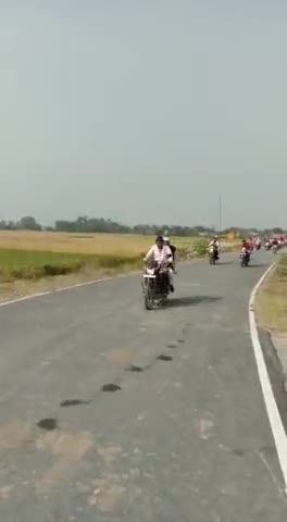 ग्राम पंचायत मोकरम के मुखिया#चट्टान सिंह जी का भव्य  Bike रैली जिसमें 500 से अधिक संख्या में Bike सामिल थि|