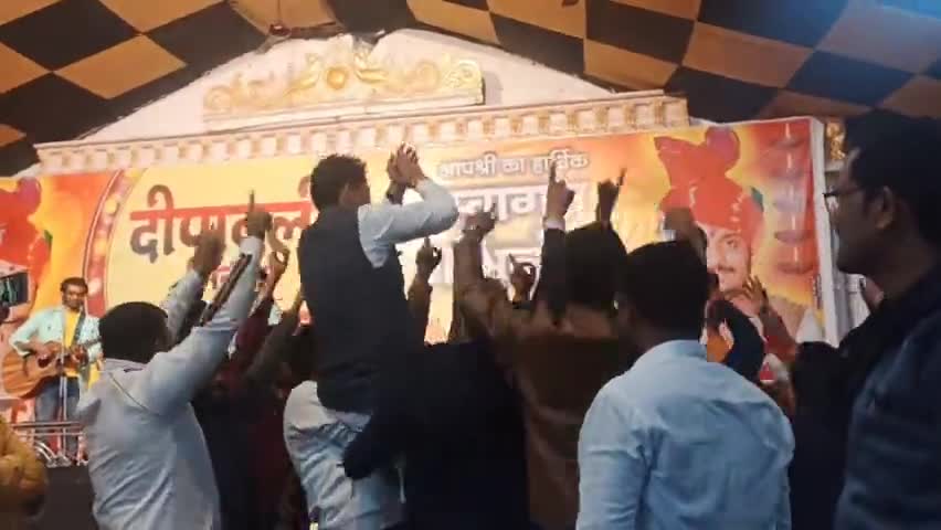 BJYM Madhya Pradesh के #प्रदेश_अध्यक्ष बड़े भैया #vaibhav pawar जी के द्वारा आयोजित #दिवाली_मिलन_समारोह बरघाट में......