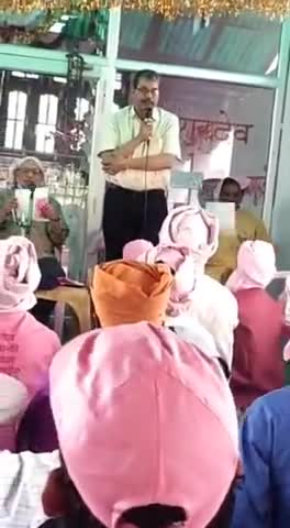 जय गुरुदेव आश्रम महतोपुरवा में नशा मुक्त अभियान की अध्यक्षता की।।#जयगुरुदेव