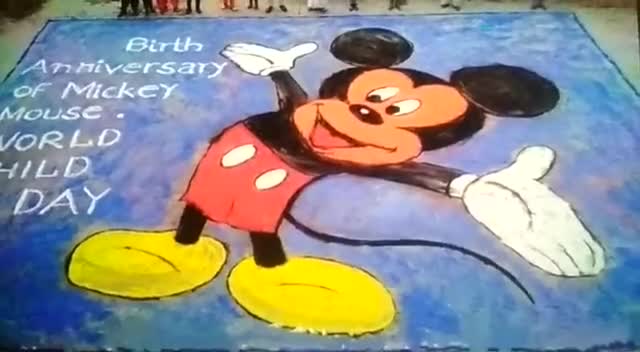 94th Birth Anniversary of #MickeyMouse & #WorldChildrensDay के अवसर पर गाँव #Bhadana #Jhajjar #Haryana की चौपाल से बेटी