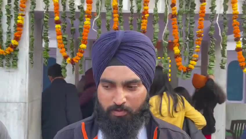 #कांगड़ा: गुरुद्वारा सिंह सभा कांगड़ा समेत प्रदेश भर में धूमधाम से मनाई गई 552वी गुरु नानक देव जयंती।