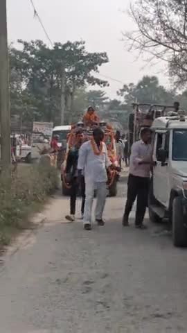 राघोपुर: #panchayti_chunavi_chaupal_2021 #amarjeetray #munnidevi #terasiya तेरसिया #पंचायत में अमरजीत रे का महा रैली #तेरसिया
