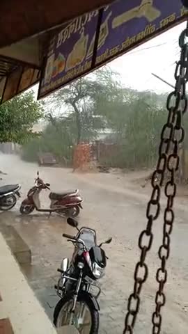कैथल: कैथल शहर में 05/12/2021 की दोपहर में आई बहुत तेज बारिश ( मौसम में आया बदलाव ) #KaithalCity