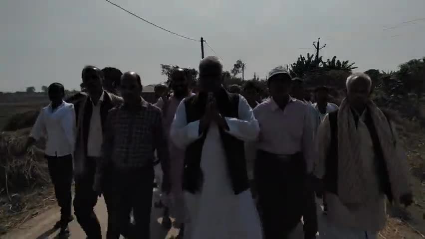 #कोपरिया पंचायत के मुखिया उम्मीदवार दीप नारायण यादव के रैली मैं उमड़ा समर्थकों का हुजूम