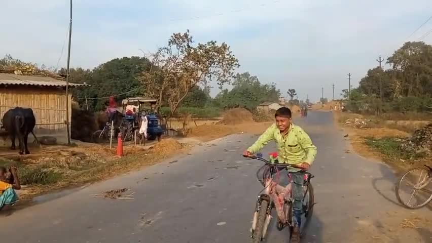 #Harlakhi: परसा एनएच 104 सड़क हालत कुछ इस तरह हे