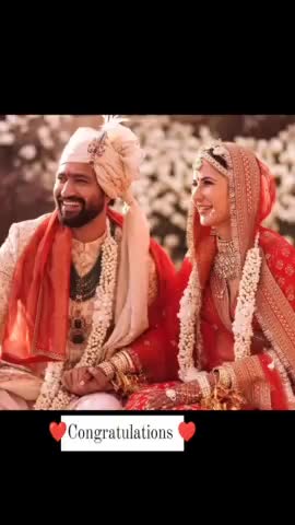 Shaadi Mubarak ❤️ #katrinakaif #vickykaushal09 

.
#vickatwedding #vickat #vickykaushal #katrinakaif #weddingday