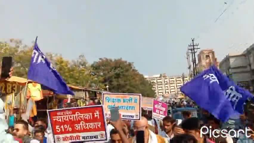 ओबीसी महासभा हक अधिकार महाआंदोलन जबलपुर 
#कौशल_प्रजापति
