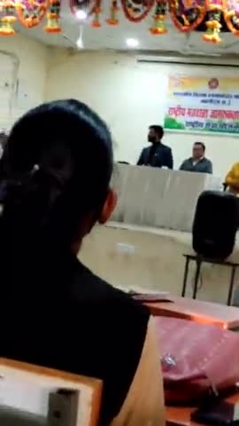 #अपर कलेक्टर कि उपस्थित में राष्ट्रीय मतदाता जागरूकता अभियान को बढने का किया गया प्रयास कालेज के वरिष्ठ शिक्षक एवं छात्र