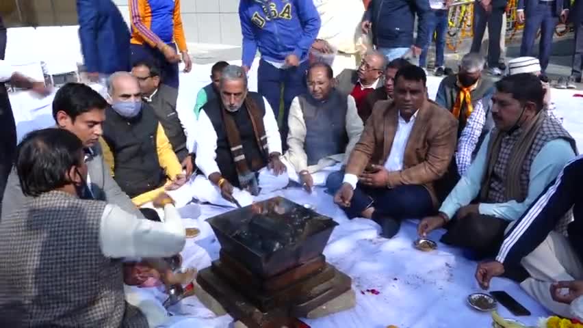 #Event I On the auspicious occasion of Gita Jayanti Mahotsav 2021, the celebrations started with Havan.

#GitaMahotsav