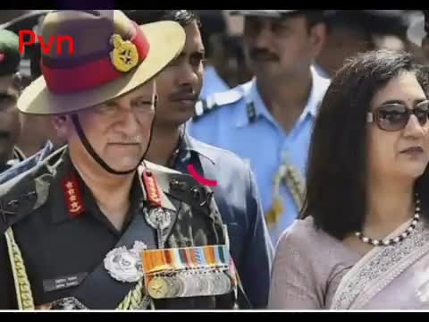 बिपिन रावत और मधुलिका रावत को एक ही चिता में किया गया अंतिम संस्कार#pvn_news#srnews20#sr091