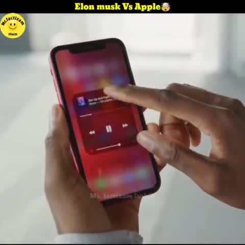 elon musk vs Apple 🤯🙊 | Mr. factizam | #shorts #apple #Teslamodelpi #teslaphone follow me🙋