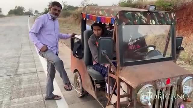 स्वनिर्मित कार , बाइक के इंजन लगाकर ग्रामीण ने बनाई कार।।
#incredibleindia