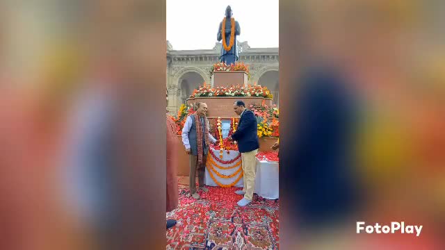 लखनऊ चौधरी चरण सिंह जी की जयंती मनाने पहुंचे #जितेन्द्र_प्रताप_सिंह #धनौरा_विधानसभा #राष्ट्रीय_लोकदल