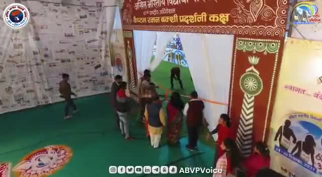 67वें राष्ट्रीय अधिवेशन स्थल रानी दुर्गावती नगर, जबलपुर से 'कैप्टन रमन बक्शी प्रदर्शनी कक्ष' की एक झलक।
#67thABVPConf