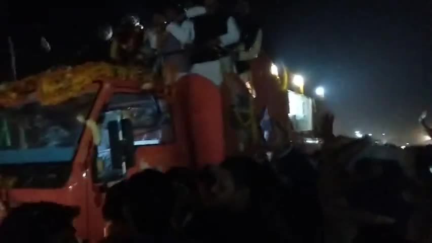 #जन_विश्वास_यात्रा 
#BJP
#उरई जनपद जालौन प्रवेश द्वार मुहाना में  समस्त पदाधिकारियों ने स्वागत किया