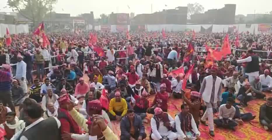 आज़मगढ़ में आयोजित #पिछड़ा_दलित_एवं_अल्पसंख्यक_भाईचारा_बनाओ_सम्मेलन में उमड़ा जनसैलाब
