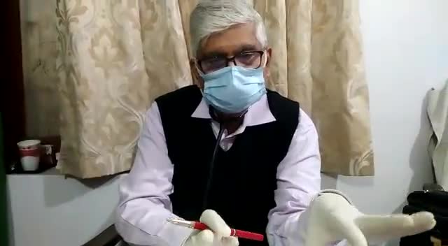 पार्लियामेंट स्ट्रीट: #शल्य चिकित्सक #डॉ आरएन झा ने लोगों को #ओमिक्रोन से बचने और आवश्यक सावधानियां बरतने की सलाह दी।