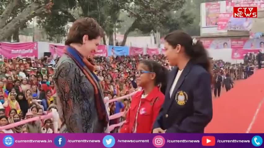 मै लड़की हूँ ,लड़ सकती हूँ मै कुछ भी कर सकती हूँ #priyanka gandhi
