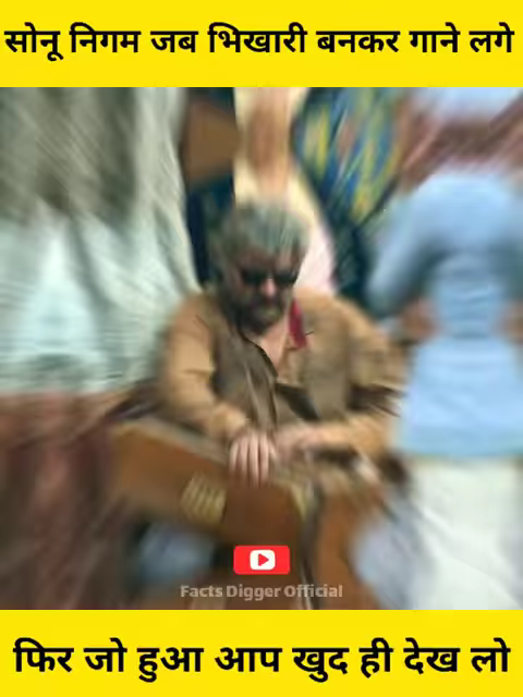जब मशहूर सिंगर #sonunigam भिकारी बनकर चौराहे पर बैठ कर गाना गाने लगे,वीडियो हुआ वायरल #viral #video #mumbai#bollywood