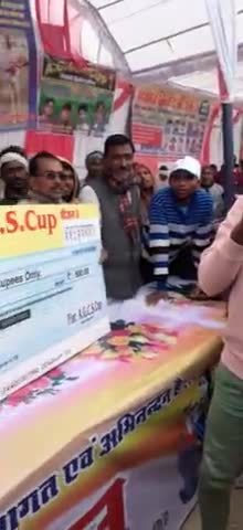 36 गेंद में 112 रन बनाए इलाहाबाद की तरफ से सौरभ ने
#AGCSCUP #prayagraj