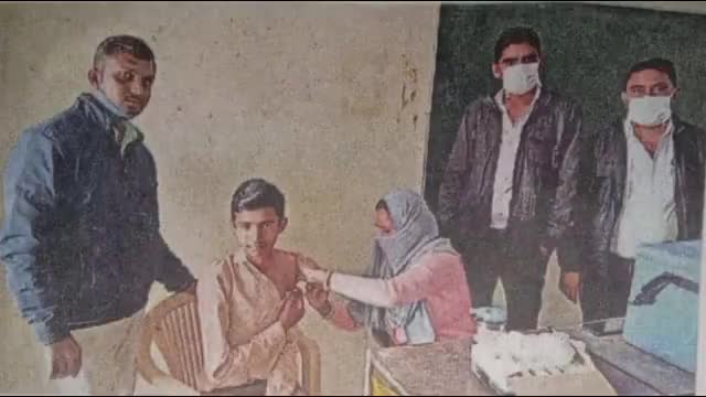 सायला: सुराणा // सायला क्षेत्र के सुराणा गांव के सरकारी स्कूल में छात्रों का किया टीकाकरण #coronavirus #covidvaccination