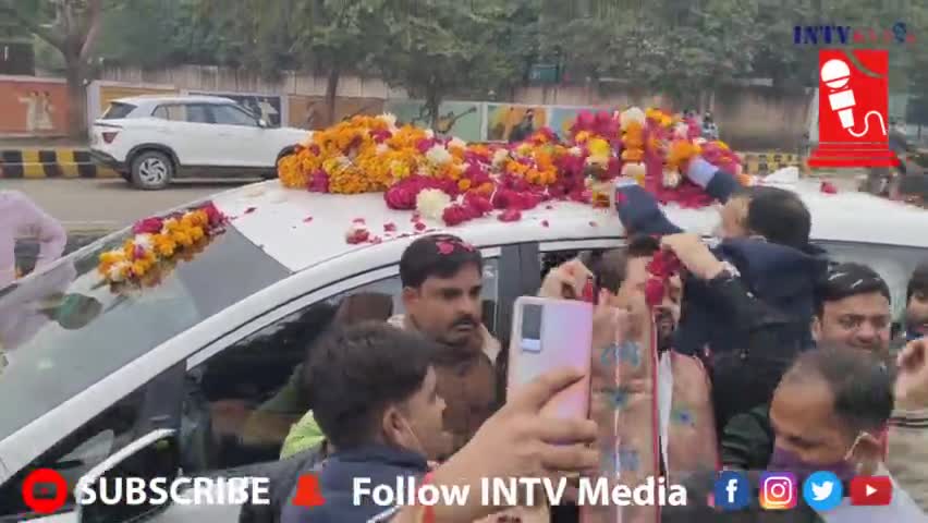 ग्वालियर गिर्द: #ग्वालियर : केन्द्रीय सूचना एवं प्रसारण मंत्री अनुराग ठाकुर का ग्वालियर सिटी सेंटर पर हुआ स्वागत
#gwalior #anuragthakur