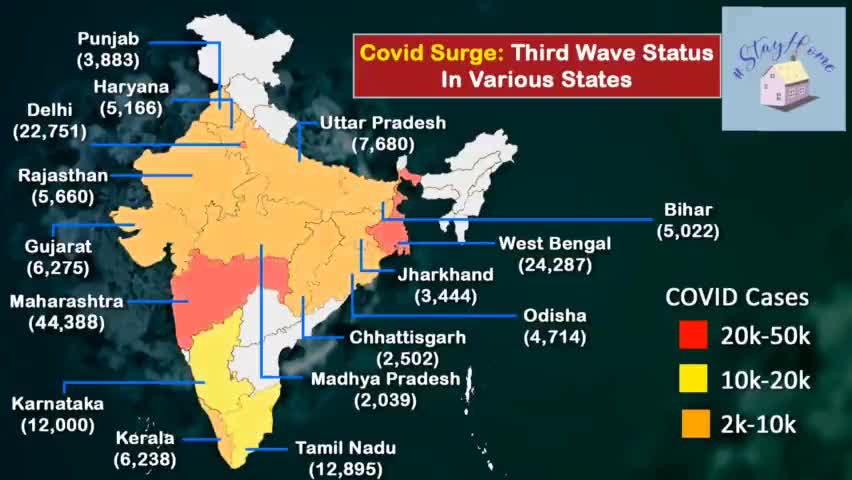 Covid-19 Update: Status of Cases in Different States
#thirdwave #coronaupdates 
#covid19india #2022