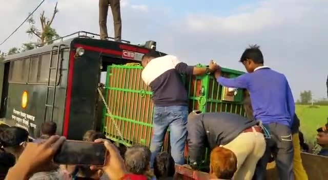 #पन्ना टाइगर रिजर्व की टीम ने पिंजरे में टाइगर को किया कैद ,, ग्रामीणों की दहशत खत्म ।।