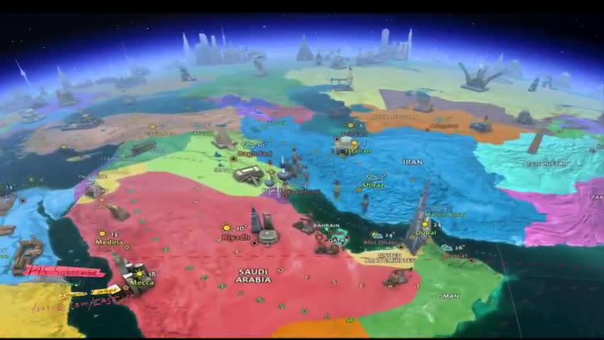 बालाघाट: 3D MAP IRAQ #IAS #UPSC 
IRAQ  is a country in Western Asia
It is bordered by Turkey. Iran, Kuwait, Saudi Arabia, #mppeb