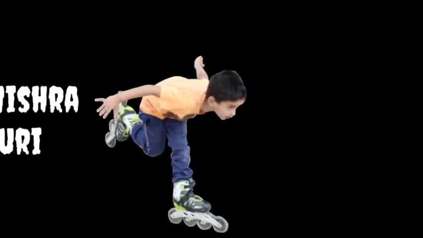 शिवपुरी: #inline #skating aadi mishra #speed 50phr