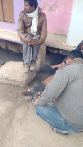 lahar mai thand ka prakop logo ne liya aag ka sahara #ओलावृष्टि