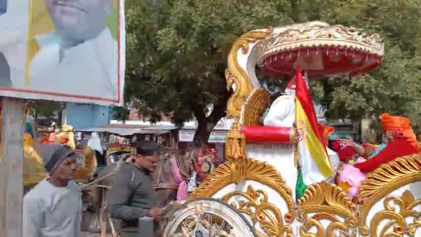 Karera - पंच कल्याणक प्रतिष्ठा एवं गजरथ महा महोत्सव,चल समारोह यात्रा LIVE #karera #sonuvlog